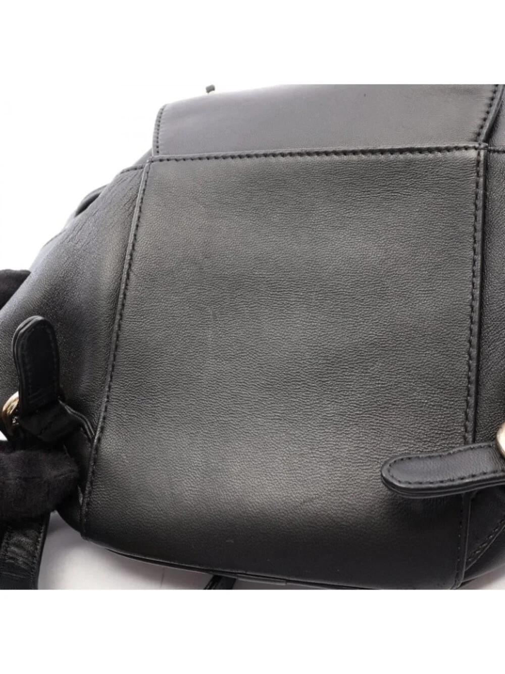 Chanel Backpack CC Logo Chain Black Lambskin Small